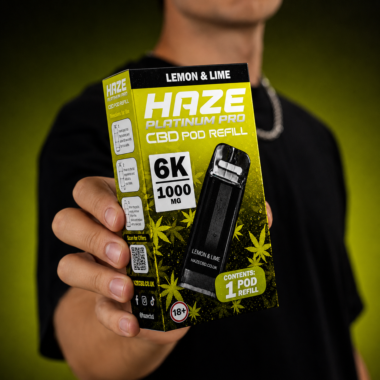 Haze CBD product photo from the Haze CBD website
