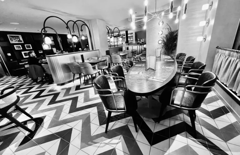 Sanam Tandoori restaurant interior in Falkirk